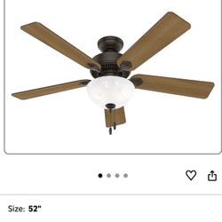 Hunter 52 Inch Ceiling Fan 