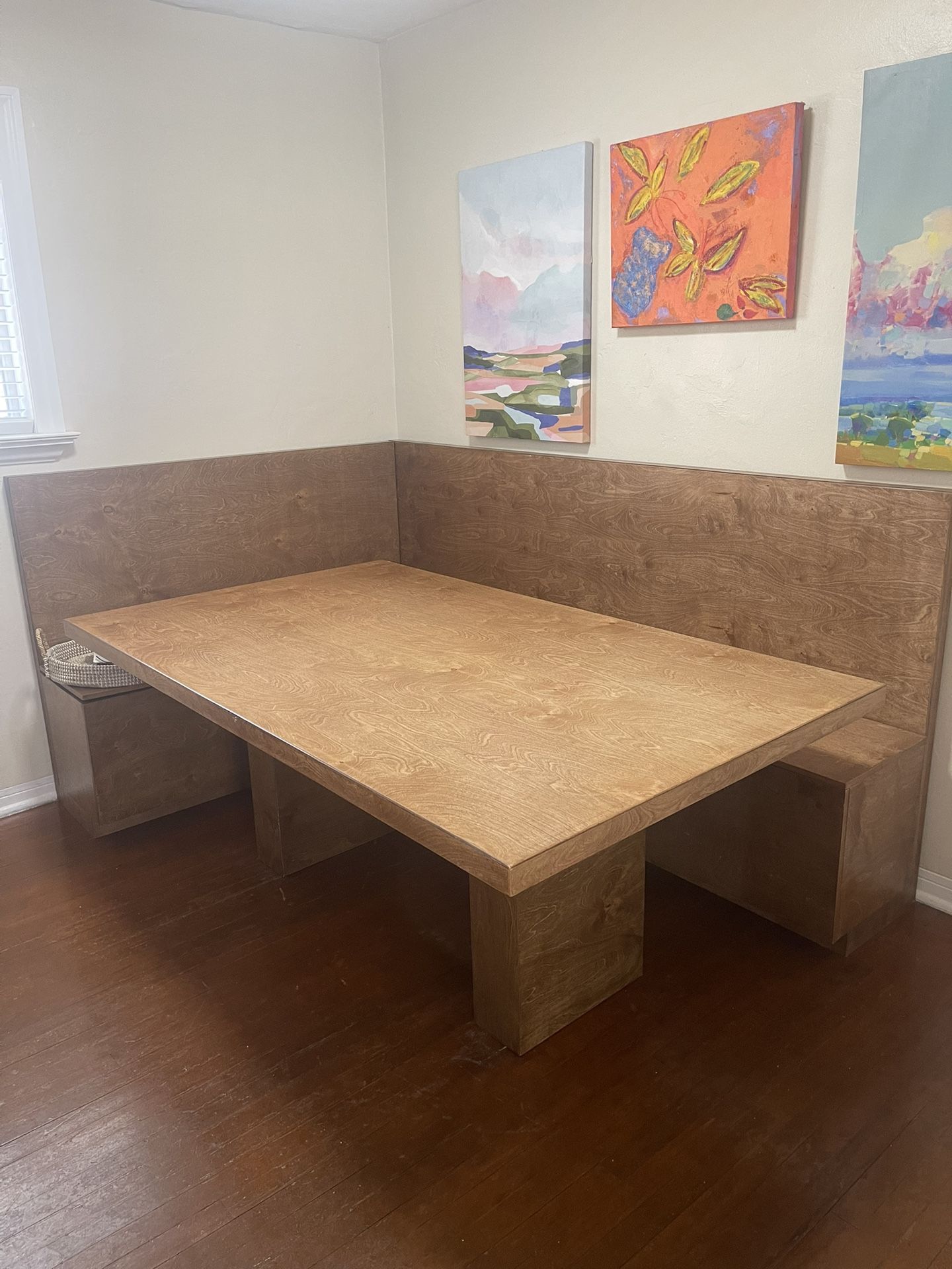 Dining Set/ Breakfast Nook Sits Up To 12
