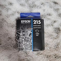 NEW Epson 215 Black Ink Cartridge T215120-S