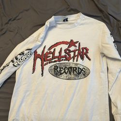 HellStar Records Long Sleeve “White” Tee