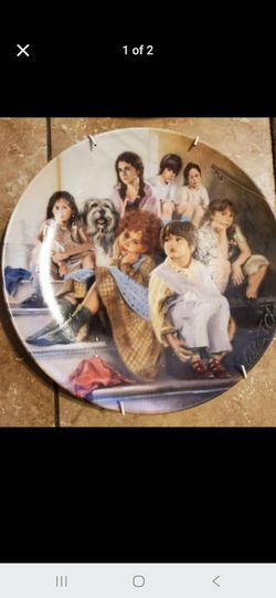 Vintage Decorative Collector Plate with Children Scene