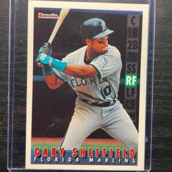 1995 Topps Bazooka Gary Sheffield Baseball Card #44