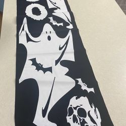 Halloween Decoration Banner Pumpkin and Ghost