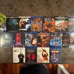4k/Blu-Ray Horror Collector Boutique & Studio Movie Lot