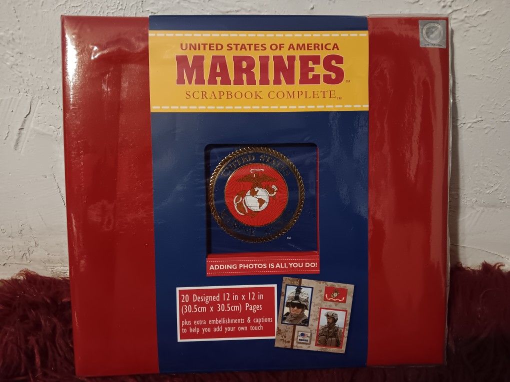 Brand New Marine Keepsake Scrapbook