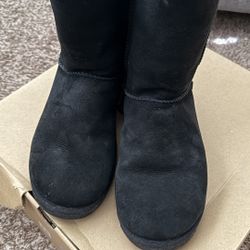 UGG Black Boots Size 9 Excellent Condition 