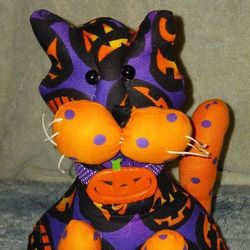Halloween Cat (stuffed)