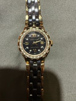 Anne Klein “Crystal Roman” Ceramic Watch — specifically Model 10/9456