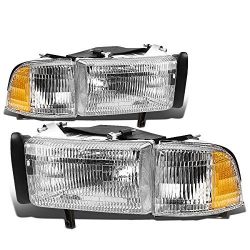 LA Zona Auto Parts 1994 to 2001 Dodge Ram Headlights Luces Micas Calaveras Faros Focos Luz Light