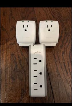 Excellent Condition (3) Belkin and (1) GE Surge Protectors Total 4!