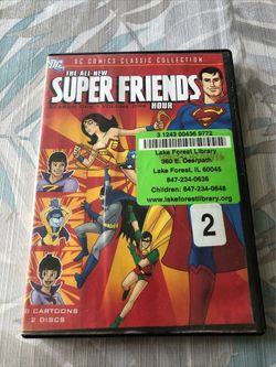 DC Comics Super Friends, The Legendary Super Powers Show, 2 DVD’s