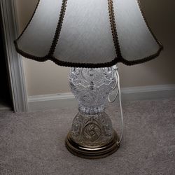 Vintage Lead crystal Lampshade 