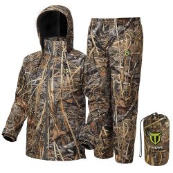 New TideWe Rain Suit, Waterproof Breathable Lightweight Rain Coat & Pant size is small S