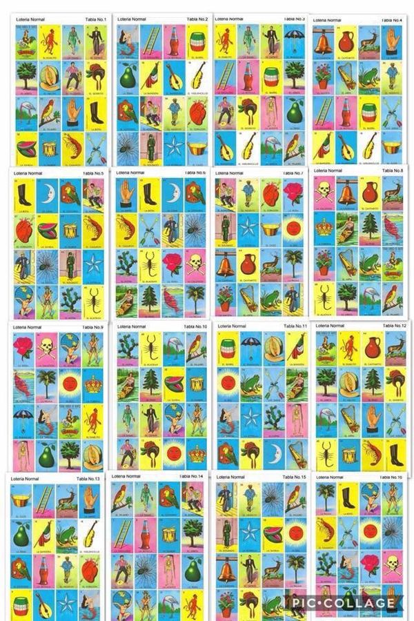 Original Mexican Loteria