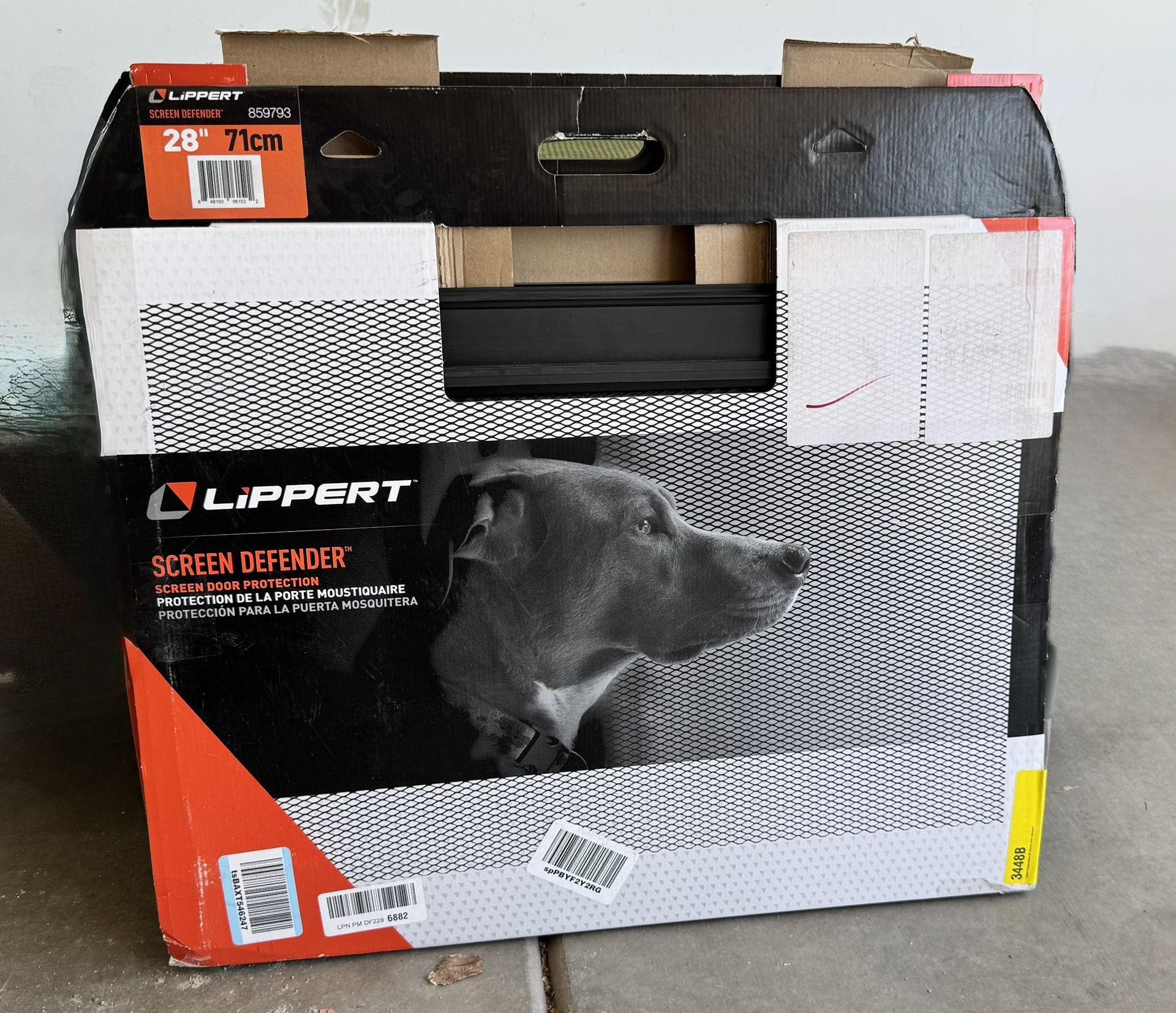 Lippert Reinforced Rv Door Screen Protector 28”