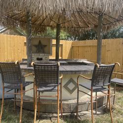 Outdoor Tiki Kitchen