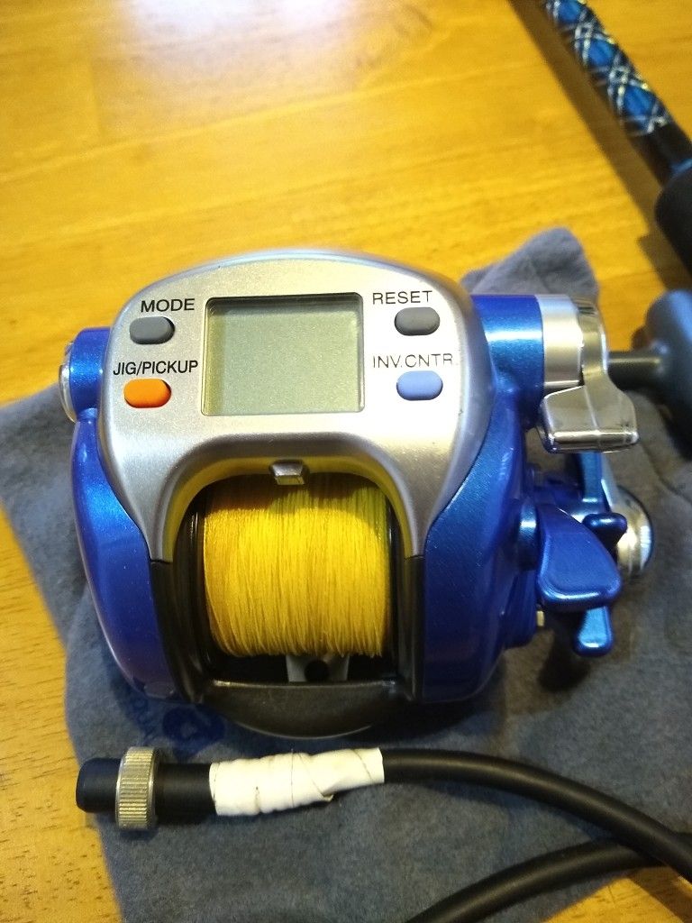 Diawa 500FE Electric Reel and Lamiglas Halibut Rod Combo for