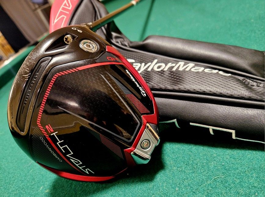 Excellent TaylorMade Stealth 2 HD Driver 9° Fujikura Ventus TR Red 5 Graphite Regular RH