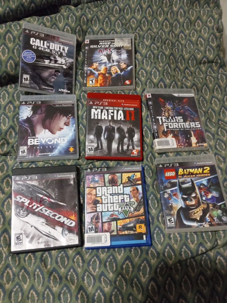 Ps3 Games All New No Scratch Pic Up Only 