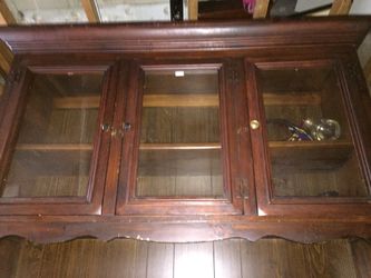 Wall cabinet oak wood