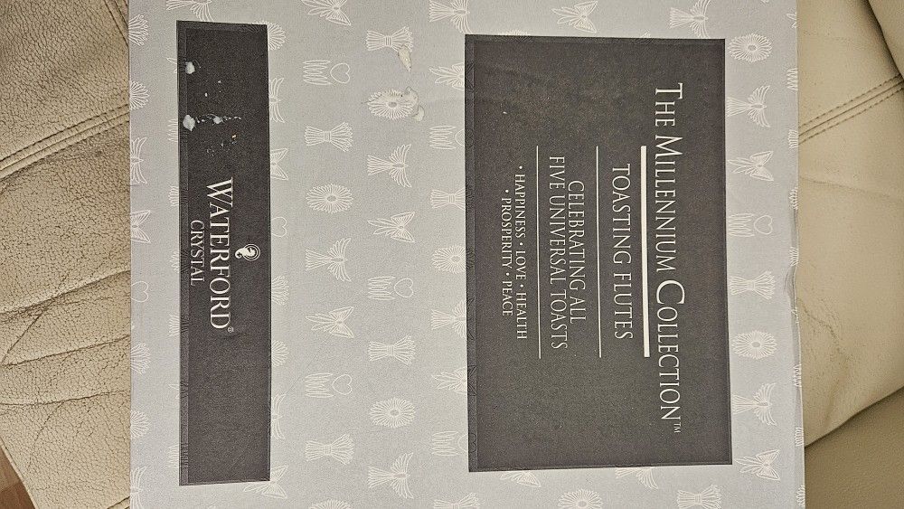 Waterford Millennium Toasting Flutes