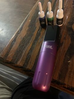 Neebol Tattoo Pen with Ink Bottles