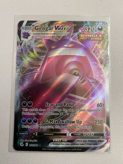 Pokémon Gengar VMAX Fusion Strike Ultra Rare Card NM