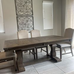 Ashley Furniture Dining Table 76” long