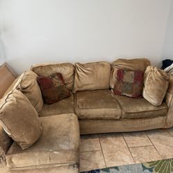 Gold Sectional Sofa