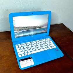Light Blue HP 11.6” Laptop Computer with Windows 11 