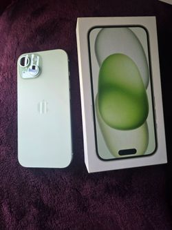Apple iPhone 15  128GB  Green Unlocked you can use any cell phone provider
.. In excellent condition Like New