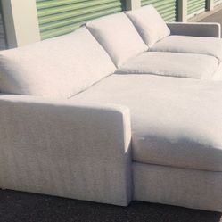 Living Spaces Cloud Sectional Couch + FREE DELIVERY