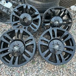RIMS 16X8½....5 LUGS FIT JEEP CHEROKEE JEEP COMANDER CHEVY SILVERADO YUKON TAHOE SUBURBAN CHEVY IMPALA 5X5 CHEVROLET 