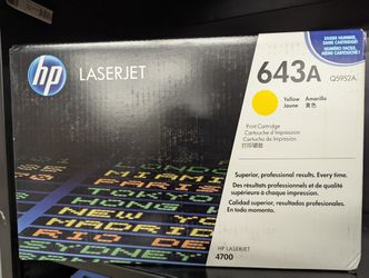 HP LaserJet 643A Yellow Print Cartridge Q5952A