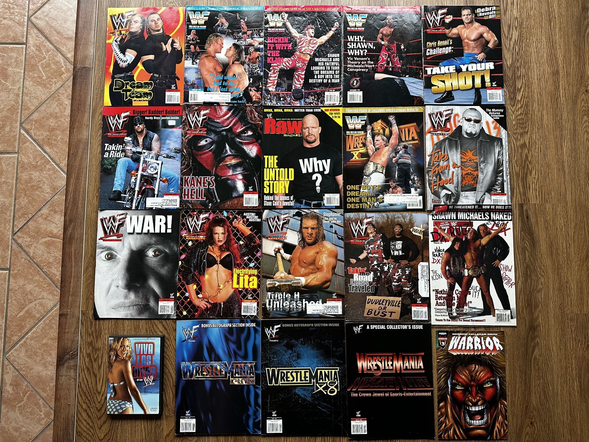WWE (WWF) Magazine collection and more!