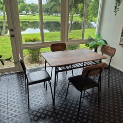 Dinette set.