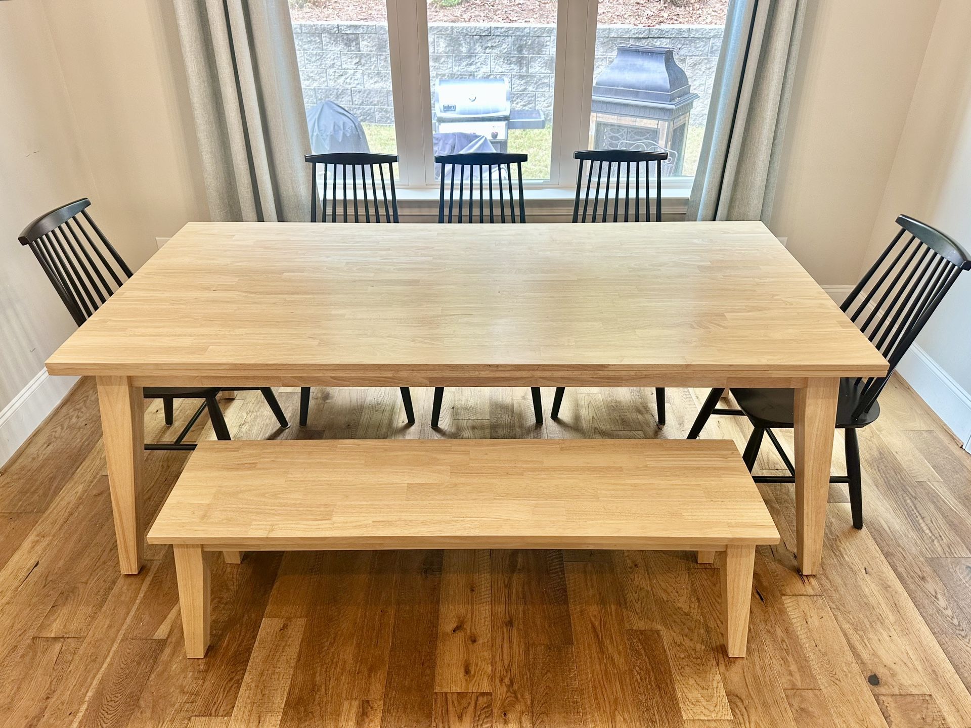 Modern farmhouse complete dining set