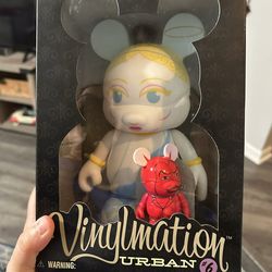 Disney Vinylmation Urban Series #6 Angel 9" + Red Devil 3" w/ cards *New in Box*