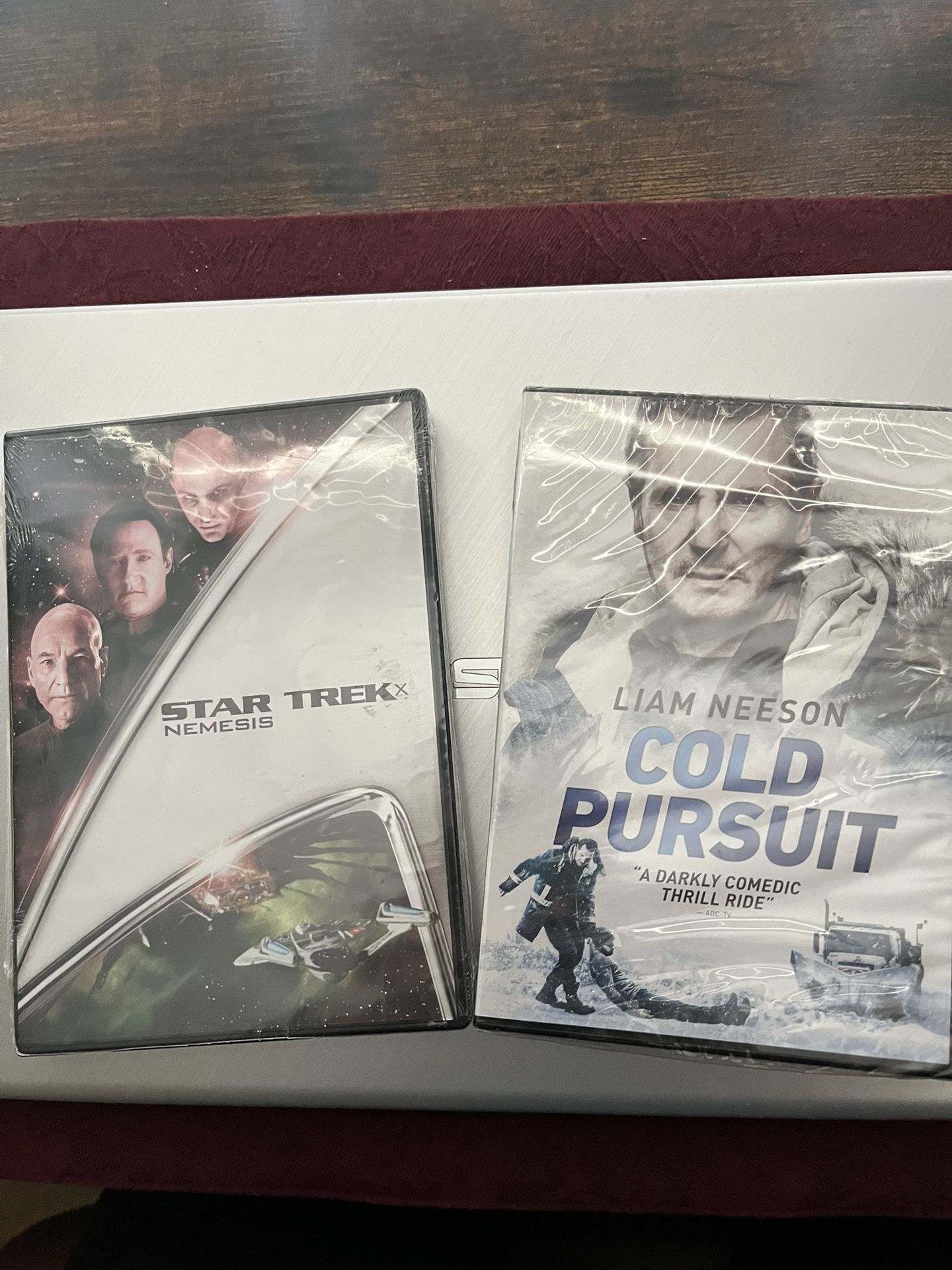 DVD MOVIES STAR TREKx NEMESIS & COLD PURSUIT