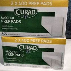 Brand New Curad Boxes Of Alcohol Prep Pads 