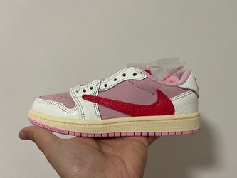 Jordan 1 retro low og SP travis scott tropical pink size 12C