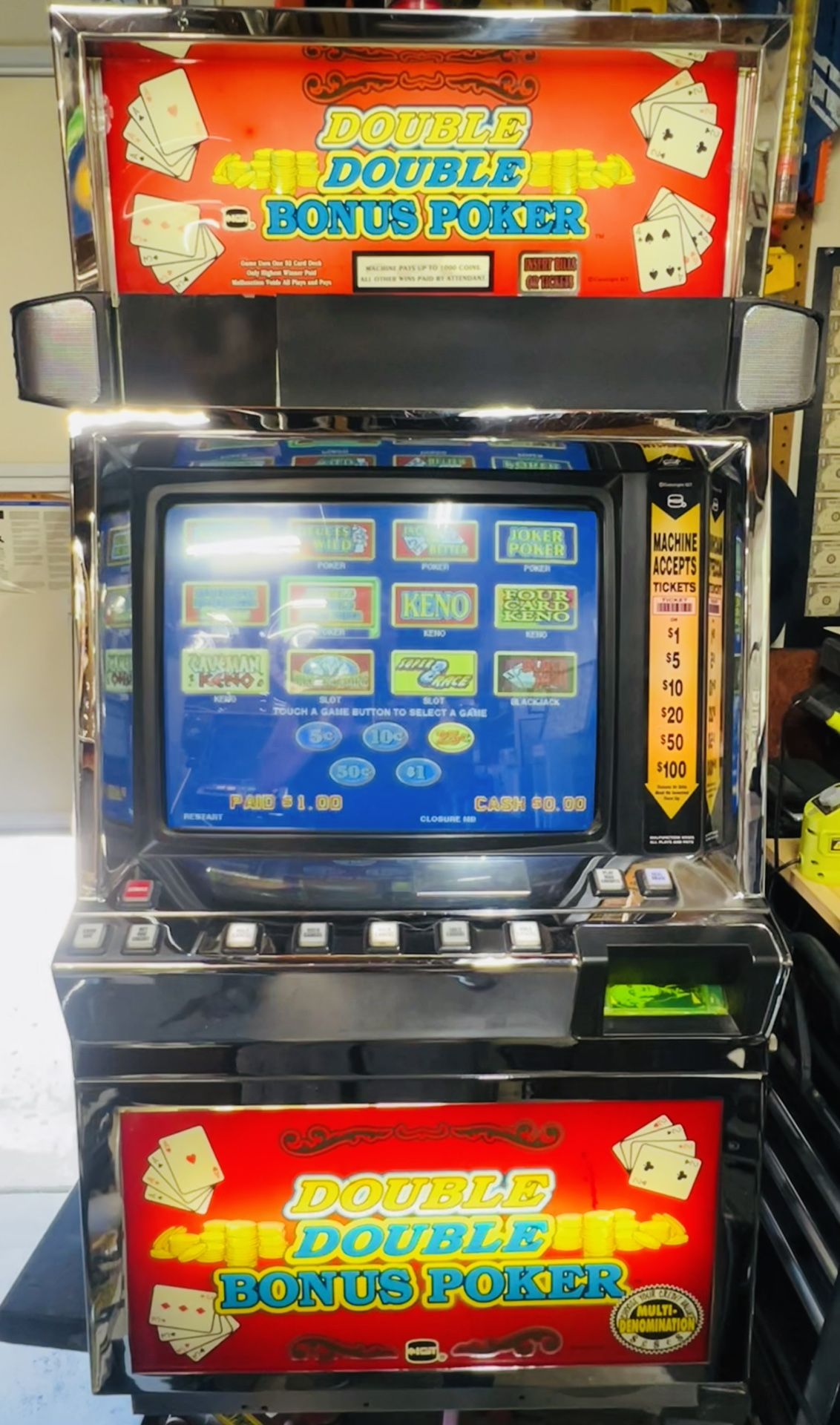Multi Game King Poker Machine Slot Machine