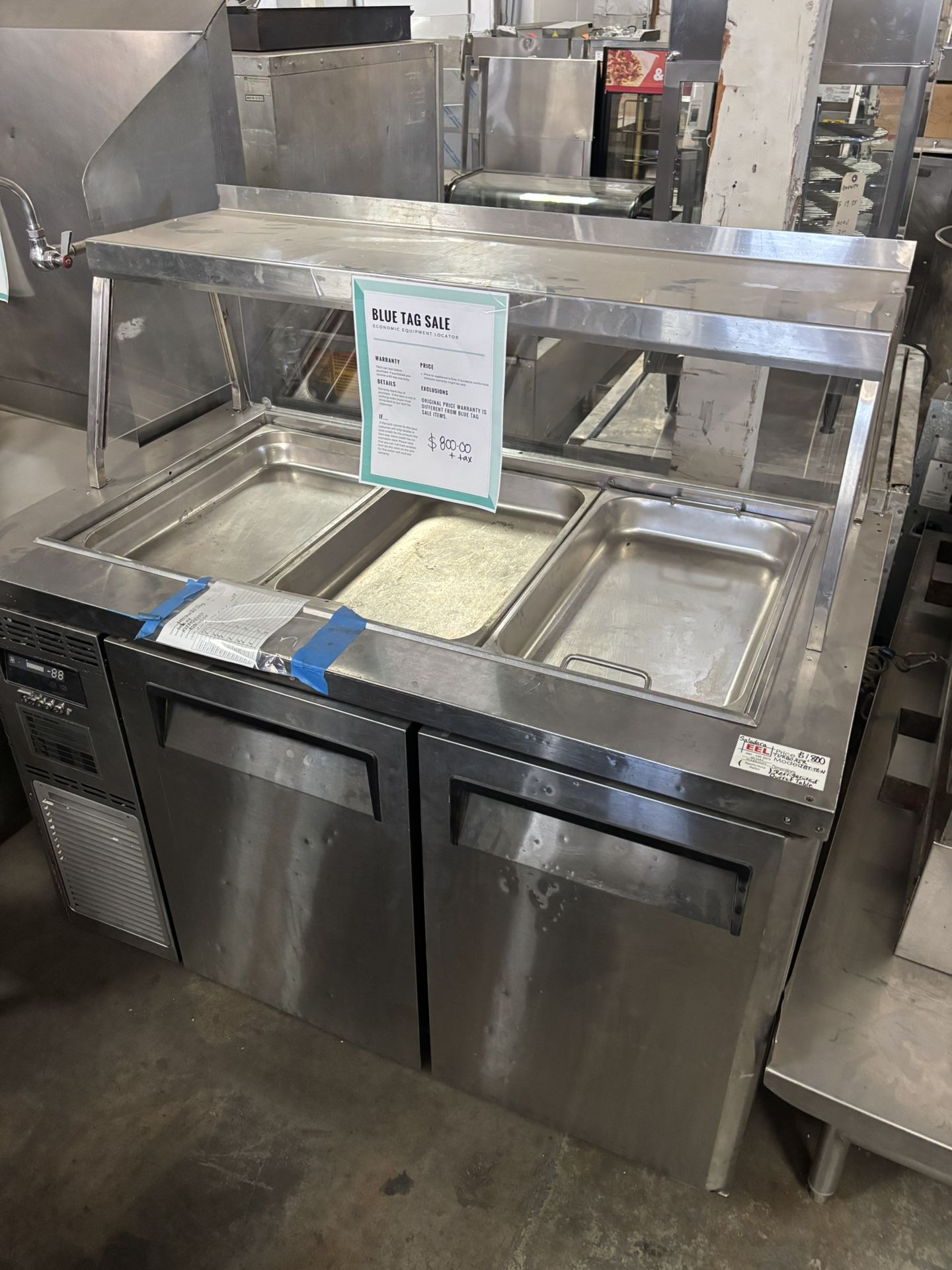 Prep Table Refrigerated