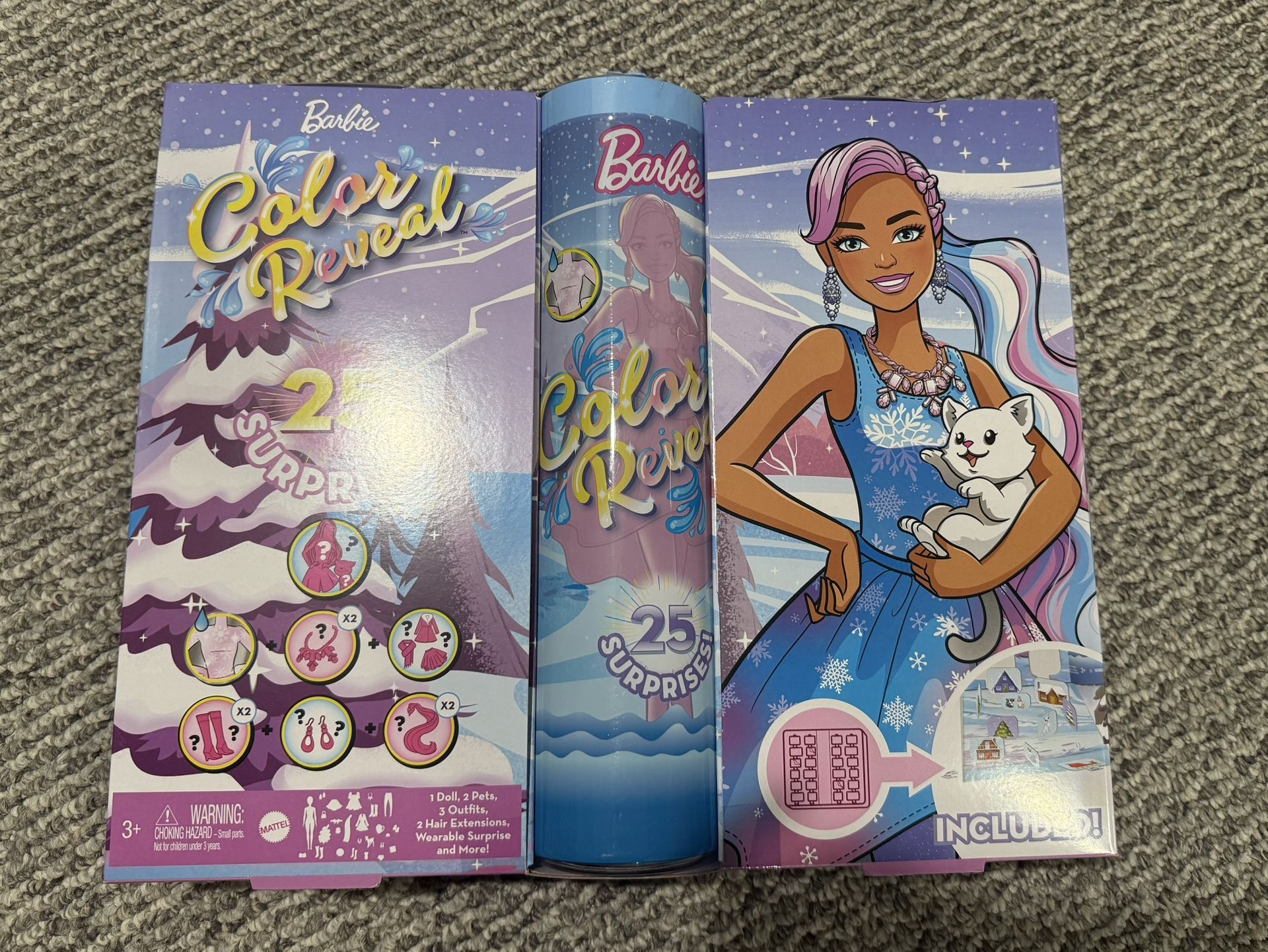 NEW- Barbie Color Reveal Advent Calendar