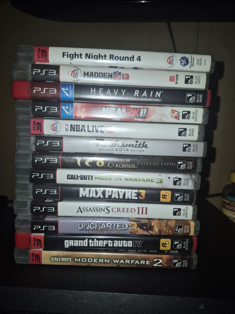 Playstation 3 Video Games (13 Total)