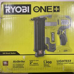 Ryobi 18V Brad Nailer 