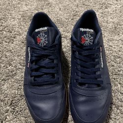Reebok Classic Leather (Blue , Size 10)