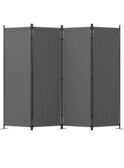 Room Divider, 4 Panel Folding Privacy Screen,