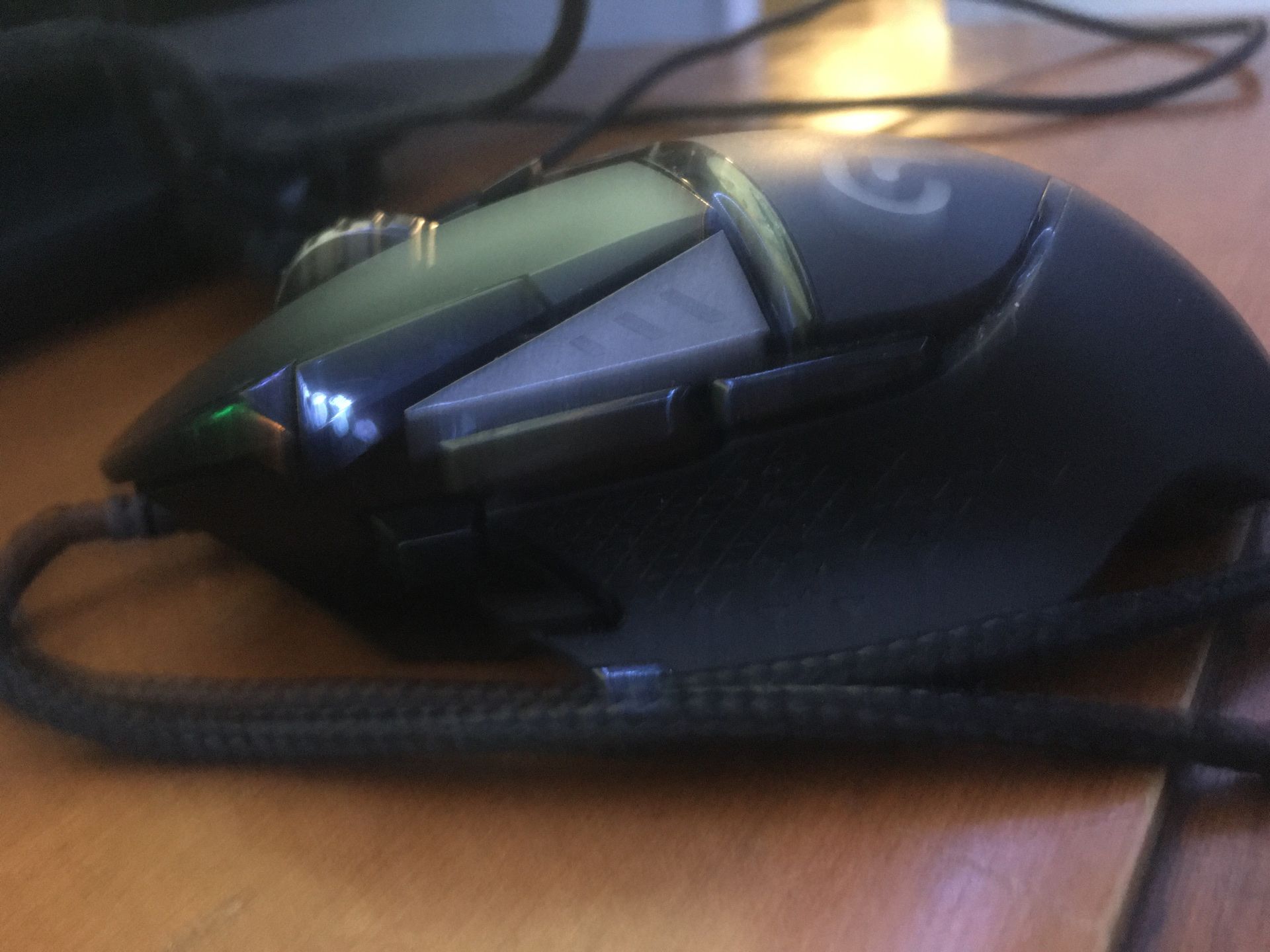 Blackweb keyboard with, Logitech mouse and razor mouse