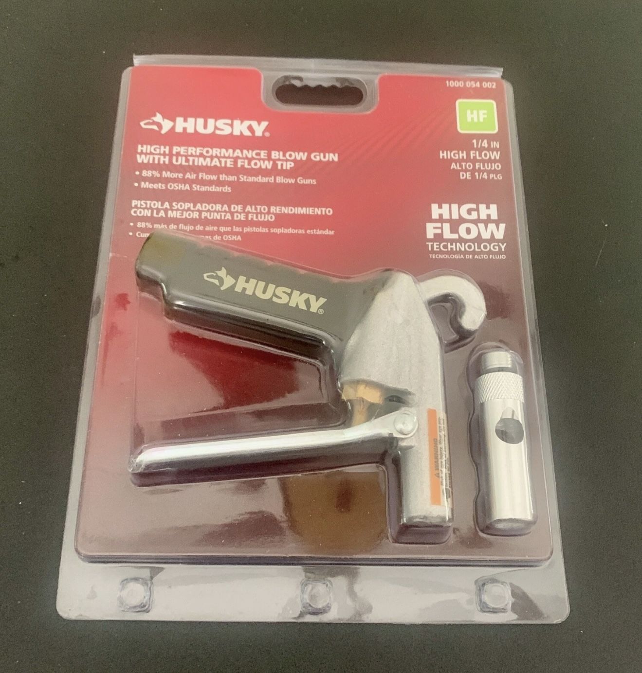 HUSKY High Performance Blow Gun with Ultimate Flow Tip High Flow